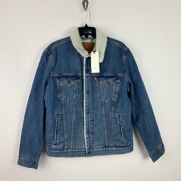 Levi's Other - Levi’s Mens Trucker Sherpa Denim Jacket